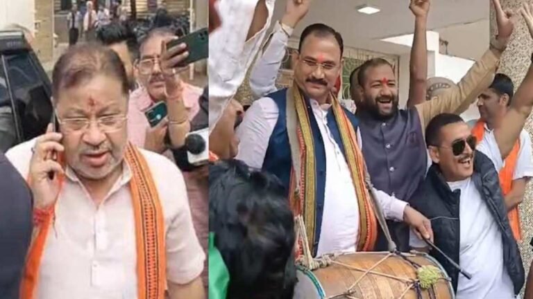 Raipur Dakshin Upchunav: बीजेपी की जीत तय, सुनील सोनी को बड़ी बढ़त, पार्टी कार्यालय में जश्न…
